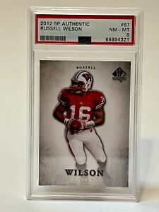 2012 SP Authentic #87 Russell Wilson PSA 8 NM-MT