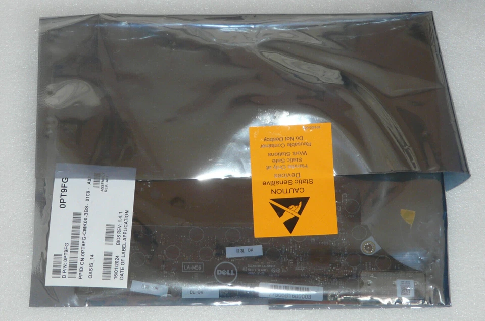 Neu Original DELL LATITUDE 7440 7640 Mainboard Intel i5 1345U 4.7GHZ PT9FG - Bild 1 von 1