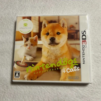 Nintendo 3DS nintendogs + cats Shiba & New Friends (language/Japanese) - Image 1 of 4
