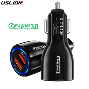 Schnelles Auto Ladegerät Dual USB 3.0 2 Port Ladebuchse Zigarettenanzünder Adapter - Bild 1 von 14