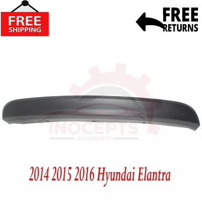 New Rear Valance For 2014 2015 2016 Hyundai Elantra Textured HY1195103 Foto 1 de 4