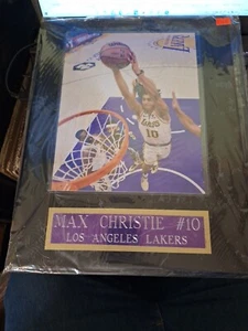 MAX CHRISTIE Los Angeles Lakers 12x15 Plaque with 8x10 Picture & Engraved Plate - Picture 1 of 3