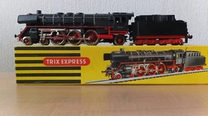 Trix Express HO 763 BR01 3 rail DC 4-6-2 steam tender loco,smoke deflectors,box - Picture 1 of 12