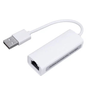 USB Ethernet Adapter 100Mbps Network Card Anti-interference for Macbook Tablet . - Bild 1 von 15