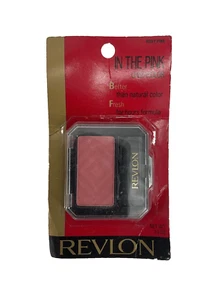Vintage Revlon In The Pink CheekColor Blush ROSY PINK Original Discontinued NOS - Picture 1 of 7