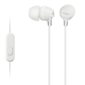Sony MDREX15APW White Fashion Color EX Series Earbud Headset with Mic - Picture 1 of 3
