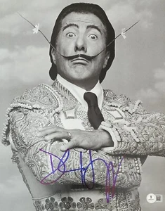 DUSTIN HOFFMAN SIGNED 11X14 BOOK PAGE PHOTO RAIN MAN TOOTSIE BECKETT BAS COA - Picture 1 of 1