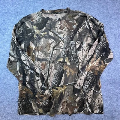 Outfitters Ridge Shirt Men's Extra Large Long Sleeve Hunting Camo Hunting Brown - Image 1 of 4