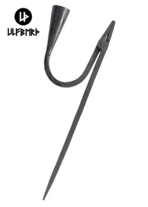 Handgeschmiedeter Kienspanhalter / Kerzenhalter zum Einschlagen - Bild 1 von 3