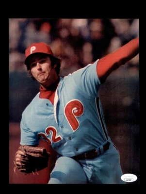 Steve Carlton JSA Coa Signed 8x10 Vintage 1974 Photo Autograph - Image 1 of 3