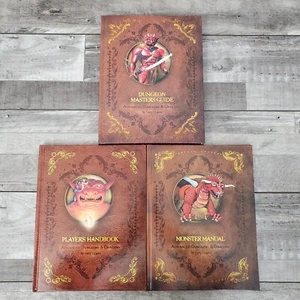 D&D Gygax Set Dungeon Masters Guide Players Handbook & Monster Manual Hardcover - Picture 1 of 20