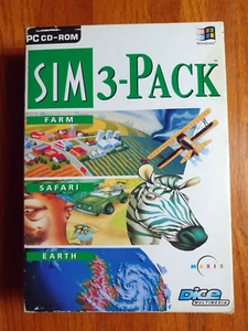 SIM 3er Pack: PC CD-ROM inkl. SimFarm SimSafari SimEarth komplett 8715686009446 - Bild 1 von 10