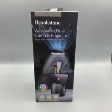 Brookstone Adjustable Desk Lamp & Projector NEW IN BOX!