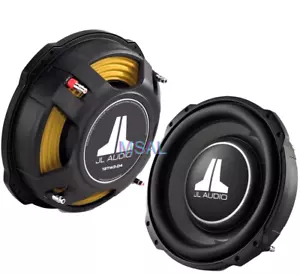 Single JL AUDIO 12TW3-D4 Dual 4 Ohm 12" SHALLOW THIN MOUNT SUBWOOFER  NEW - Picture 1 of 4