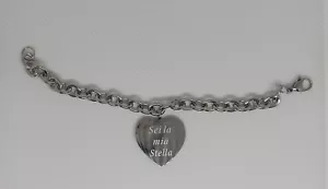 Bracciale acciaio, Cuore,frasi,mamma, Stella, anallergico, bijoux, accessori - Foto 1 di 4