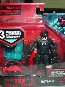 DC Comics The Batman 4-inch Action Figure w/ 3 Accessories NEW Sealed - Picture 1 of 2