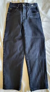 Vintage women Versace Jeans Couture High Waist Jeans Black 32 46 Ittierre cotton - Foto 1 di 18