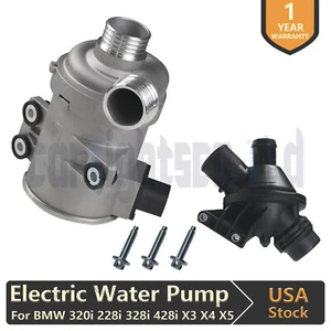 Coolant Thermostat & Electric Water Pump for BMW N20 B20A F20 F21 F22 F30 F33 - Picture 1 of 24