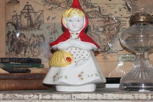 **CLEARANCE**Vintage Victorian Trading Co Little Red Riding Hood Cookie Jar - Picture 1 of 5
