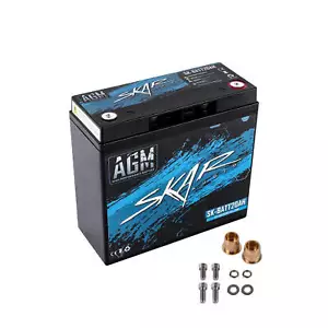 NEW SKAR AUDIO 12V 20Ah AGM HIGH PERFORMANCE CAR AUDIO BATTERY | SK-BATT20AH - Picture 1 of 8