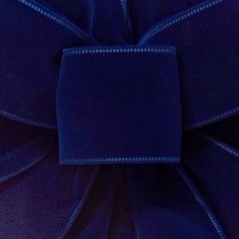 Cinta de terciopelo con cable para interiores y exteriores - 2,5 pulgadas x 10 yardas - 11 colores Foto 1 de 1