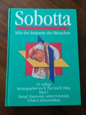 Sobotta, Atlas der Anatomie des Menschen. Band2 Rumpf, Eingeweide,unt.Extremität - Bild 1 von 2