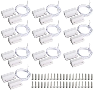 10Pcs NC Normalmente Chiuso Interruttore a Lamella Magnetico per Porte E Finestr - Foto 1 di 6