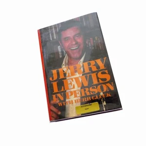 Signed JERRY LEWIS: IN PERSON 1982 Autobiography Book Movie Star Hollywood MDA - Imagen 1 de 11
