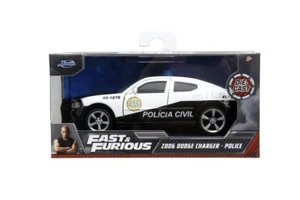 Jada 1:32 Fast & Furious 2006 Dodge Charger Police Diecast Model Car 33666 New - Picture 1 of 9