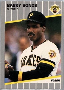 1989 Fleer Baseball Card #202 Barry Bonds Good - Picture 1 of 2