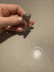 ANILLO AD RAYO PLATA ESTERLINA FIRMADO 925 - Imagen 1 de 2