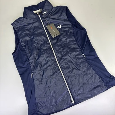 Kjus Golf Ladies Renention Gilet Vest In Navy Blue. Size 42 XL. Wisley Golf Club - Image 1 of 4