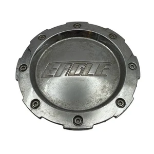 Eagle Chrome Wheel Center Hub Cap Snap In TOP ONLY 3.75" OD P/N 3226 - Picture 1 of 5