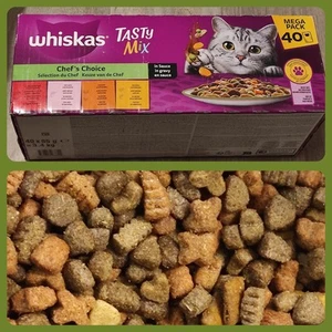 TOP! Riesen Menge Katzenfutter 10kg Trockenfutter Whiskas TastyMix Alleinfutter - Bild 1 von 3