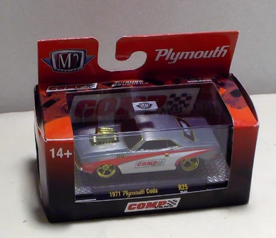 M2 Machines Raw Super Chase 1971 Plymouth Cuda 1:64 Diecast 1/250 - Image 1 of 3