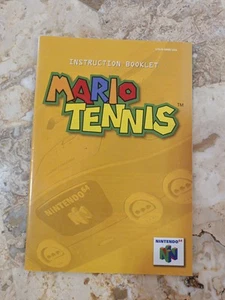 *NICE Manual Instruction Book MARIO TENNIS ✨Nintendo 64 N64➡️ SEE DISCOUNT B2G1 - Picture 1 of 4