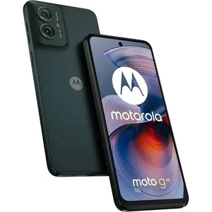 Motorola Moto G55 5G nero 256 GB ROM 8 GB RAM doppia SIM sbloccato Android 14 nero - Foto 1 di 4