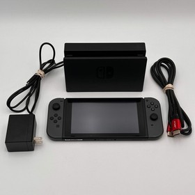Nintendo Switch (HAC-001) 2017 Console with Dock - 25GB + 32GB SD Card