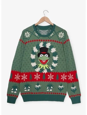 Muppets Kermit Wreath Holiday Sweater Exclusive - Image 1 of 3