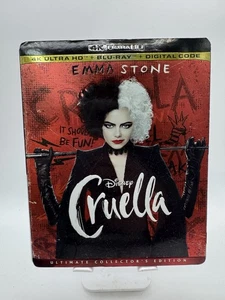 Cruella (Ultra HD, 2021) Used 4K Emma Stone Disney Family Fun - Picture 1 of 1