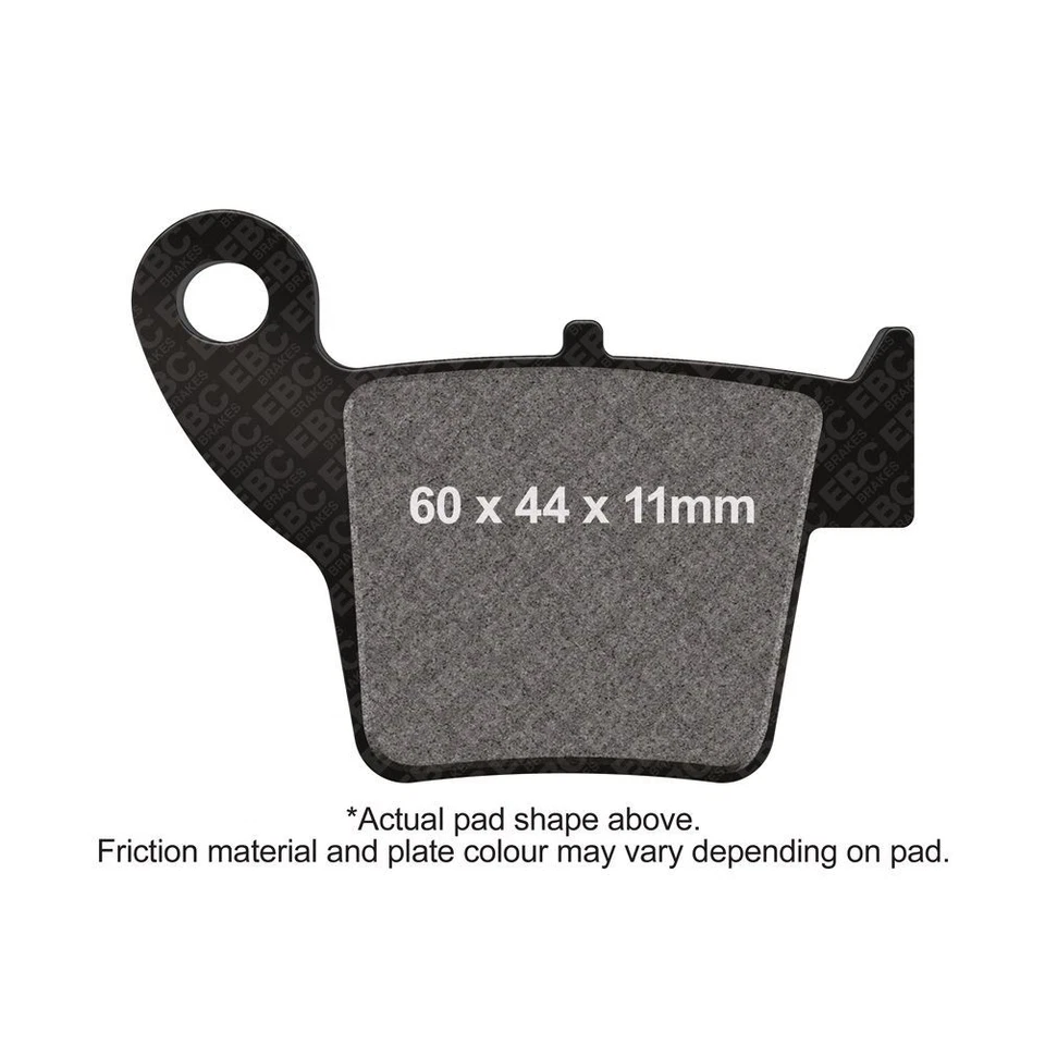 Almohadilla trasera derecha sinterizada deportiva EBC MXS para discos R Honda CRF 450 R 240mm 2004-14 Foto 1 de 1