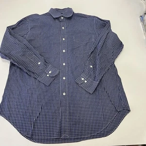 Polo Ralph Lauren Philip Herrenhemd blau kariert Größe 16,5 32-33 - Bild 1 von 7