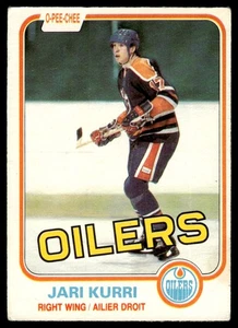 1981-82 O-Pee-Chee VTG OPC Rookie Jari Kurri Rookie Edmonton Oilers #107 - Picture 1 of 2