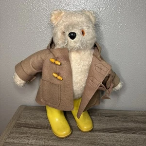 VTG 1970s Paddington Bear Gabrielle Designs, 17’’ XL , Made In England Boots - Picture 1 of 18