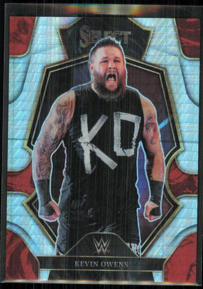 2023 Select WWE Premier Lucky Envelopes Prizm KO Kevin Owens /8 #169 - Image 1 of 2
