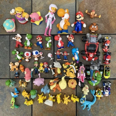 Lote Mixto Pokemon Nintendo Figuras Juguetes Mario Luigi Hot Wheels Amiibo Foto 1 de 4