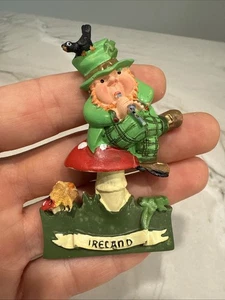 Imán de nevera vintage Shamrock Gift Co Irish Leprachaun Irlanda - Imagen 1 de 3