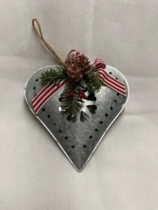 Ornament - Zinn Herz - Bild 1 von 2