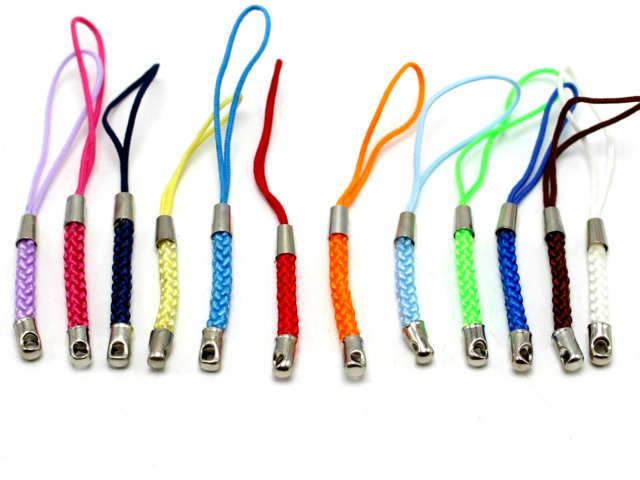 Cuerdas colgantes de nylon para teléfono móvil con tarjeta Cordones para el  cuello desmontables Anti Inevent EL022540-03