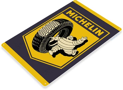 Michelin Service Tire Logo Gas Garage Shop Retro Auto Wall Decor Metal Tin Sign - Image 1 of 4
